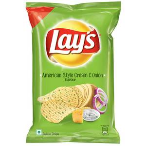 Lays Chips - American Style Cream & Onion, 12 G